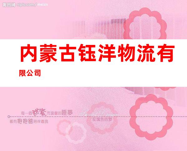 内蒙古钰洋物流有限公司